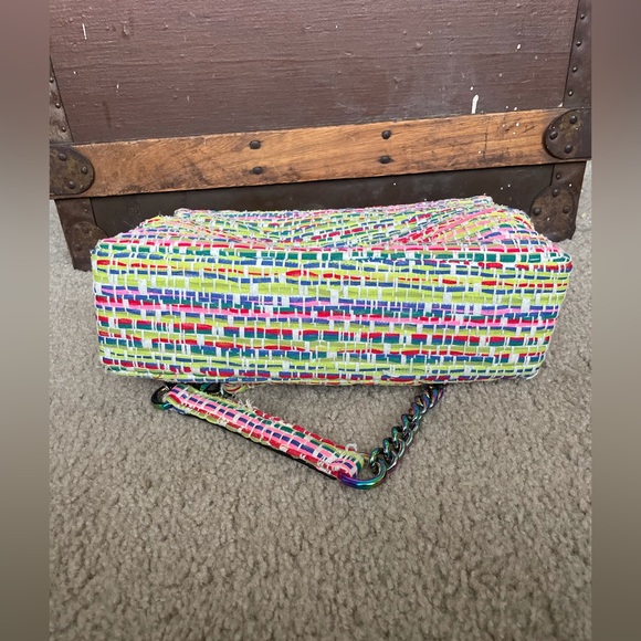 Kurt Geiger Tweed Rainbow Handbag - Picture 12 of 13